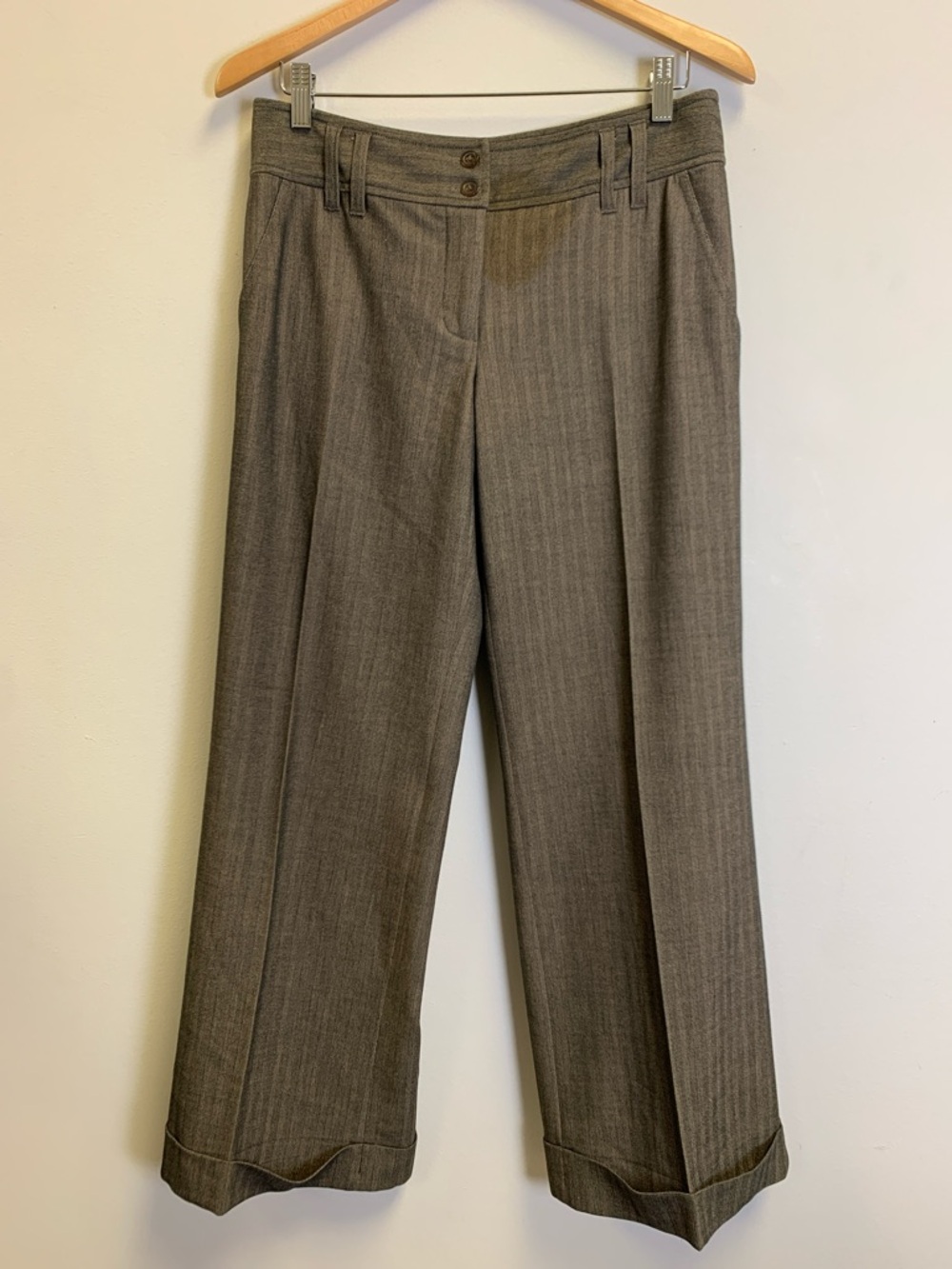 Michael Kors Gray Pinstripe Suit Jacket - Women's - Picture 6 of 9